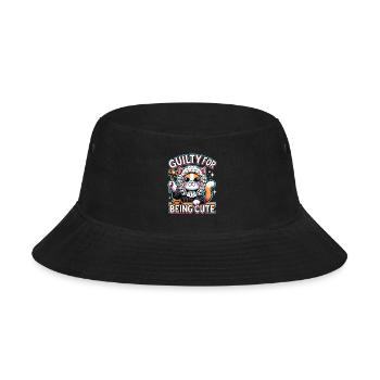 cute judge - Bucket Hat - black - Front