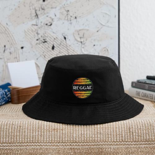 Reggae celebration vibrant rasta music design - Bucket Hat