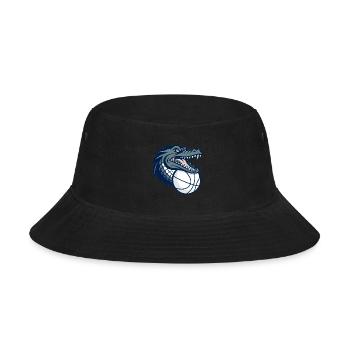 Croc Hoop Mascot - Bucket Hat - black - Front
