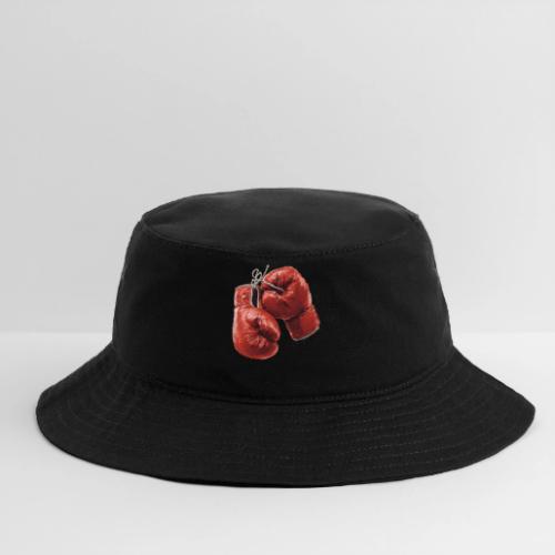 Boxing: Hanging Gloves Icon - Bucket Hat