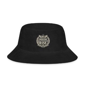 Endure Then Rise Emblem - Bucket Hat - black - Front