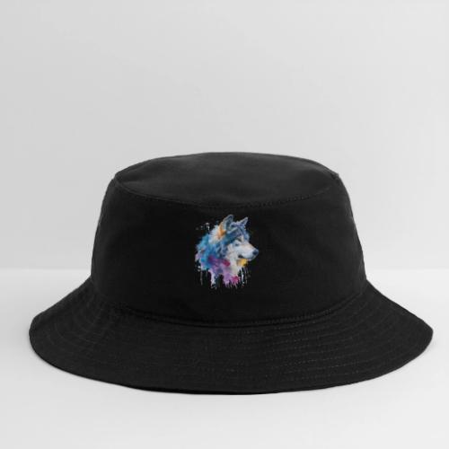 Splash-Art Wolf Head - Bucket Hat