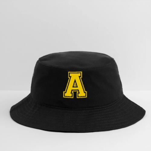 Letter A – Capital Athletic Alphabet Monogram - Bucket Hat