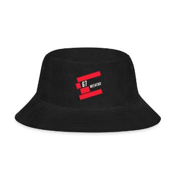 67 Meme Shirt - Bucket Hat - black - Front