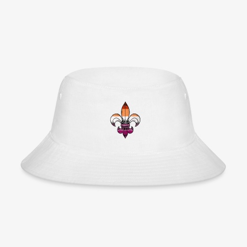 Lesbian Pride Flag Fleur de Lis - Bucket Hat