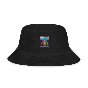 Music 50s Retro Sock Hop - Bucket Hat - black - Front
