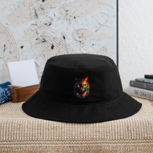 Cosmic Galaxy Rainbow Cat - Bucket Hat