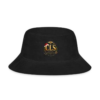 CLS Chicago Life Saver Christmas Santa Skull EMT S - Bucket Hat - black - Front