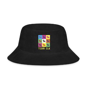Team Elk - Bucket Hat - black - Front