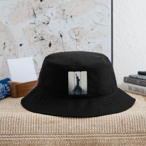 USA: Liberty Rising Over Manhattan - Bucket Hat