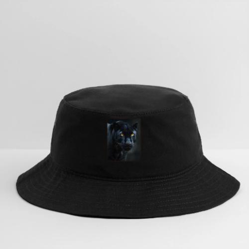 Black Panther Glowing Eyes Design - Bucket Hat