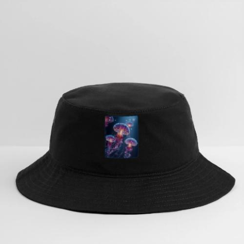 Glowing Jellyfish Deep Sea Design - Bucket Hat