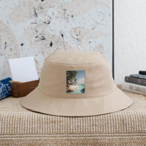 Tropical Beach Paradise Palm Design - Bucket Hat