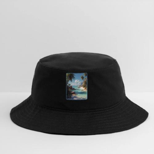 Tropical Island Paradise Ocean Design - Bucket Hat