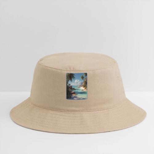 Tropical Island Paradise Ocean Design - Bucket Hat