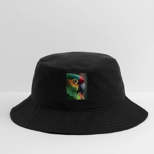 Colorful Parrot Close-Up Design - Bucket Hat