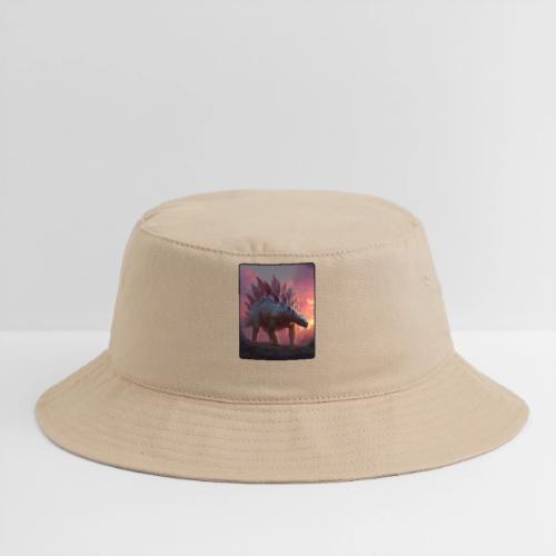 Stegosaurus Sunset Forest Design - Bucket Hat