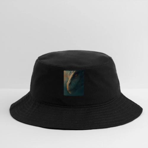 Golden Eye Dragon Close-Up Design - Bucket Hat