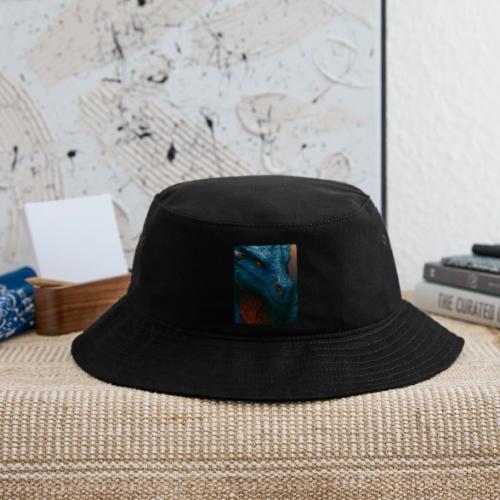 Turquoise Dragon Fire Eye Design - Bucket Hat