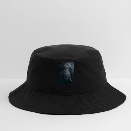Shadow Elephant Intense Eyes Design - Bucket Hat
