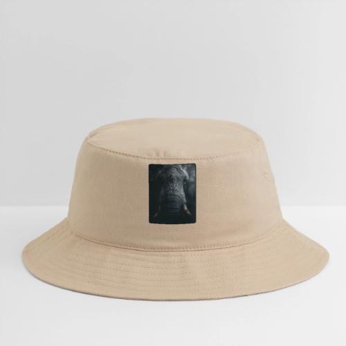 Shadow Elephant Intense Eyes Design - Bucket Hat