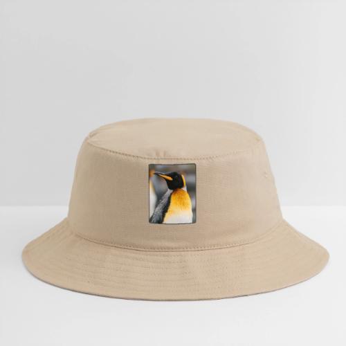 King Penguin Portrait Design - Bucket Hat