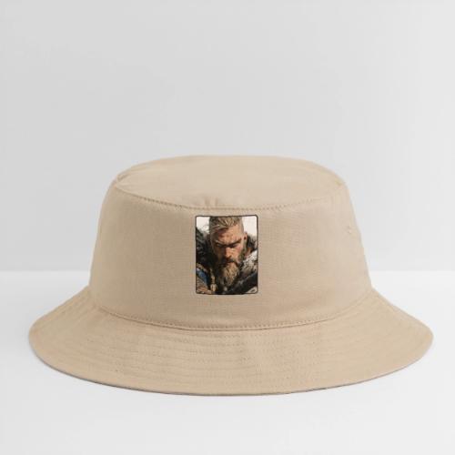 Fierce Viking Warrior Portrait - Bucket Hat