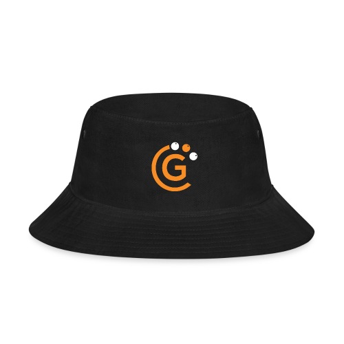 G Logo, White - Bucket Hat