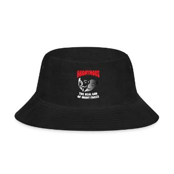Anonymous The Real God Of Many Faces - Bucket Hat - black - Front