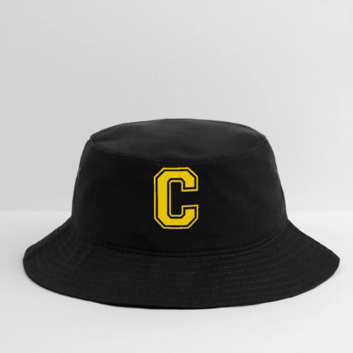 Letter C – Capital Athletic Alphabet Monogram - Bucket Hat