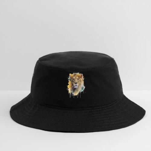 Watercolor Lion Portrait - Bucket Hat