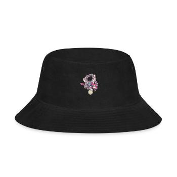 Spaceman with E Guitar - Bucket Hat - black - Front