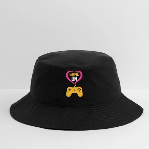 Game On! Pink Heart Controller - Bucket Hat