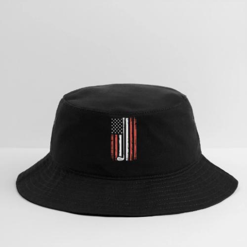 Patriotic Golf T-Shirt | American Flag Golf - Bucket Hat