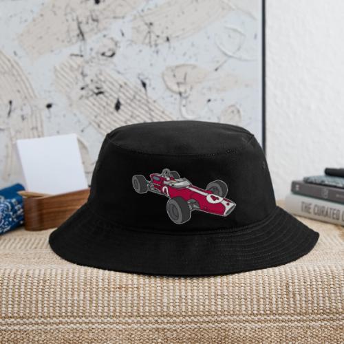 Red racing car, racecar, sportscar - Bucket Hat