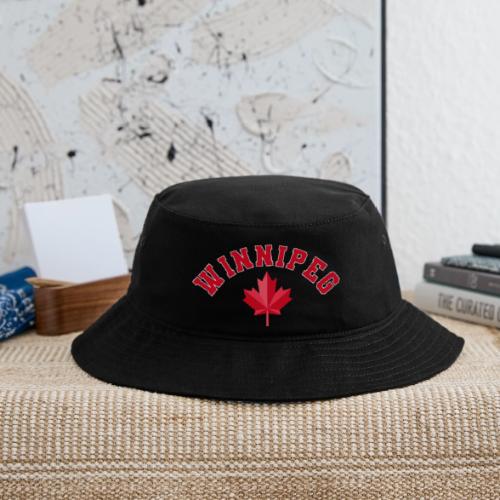 Winnipeg with maple leaf - Bucket Hat