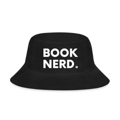 Book Nerd in White - Bucket Hat
