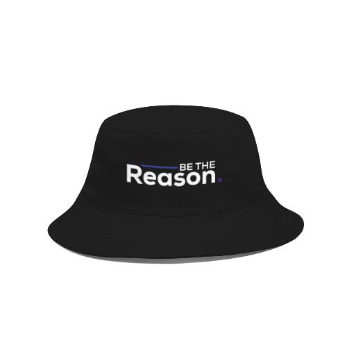 Be the Reason Logo (White) - Bucket Hat