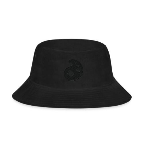 Black Embroidered Palette - Bucket Hat