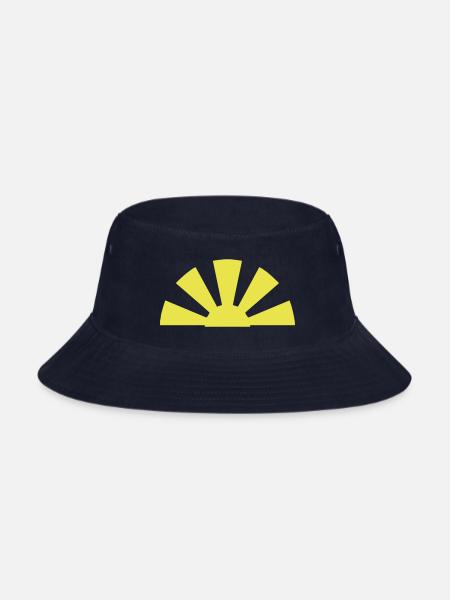 Sun Rise - Bucket Hat - navy