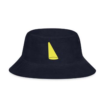 design spotlight light cone - Bucket Hat - navy - Front