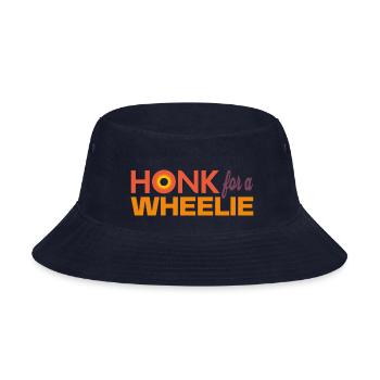 Honk For A Wheelie 1 1 - Bucket Hat - navy - Front