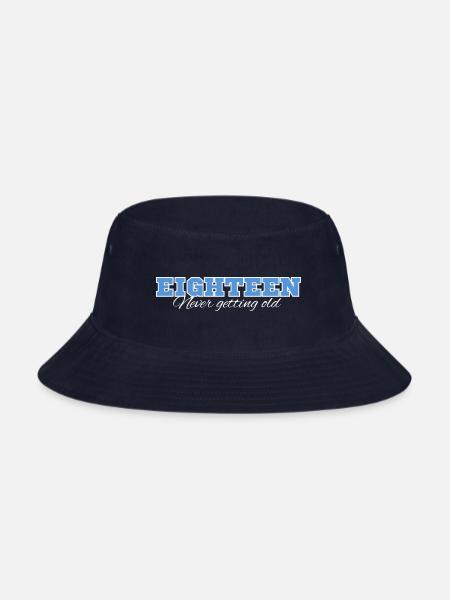 Eighteen Never Getting Old - Bucket Hat - navy