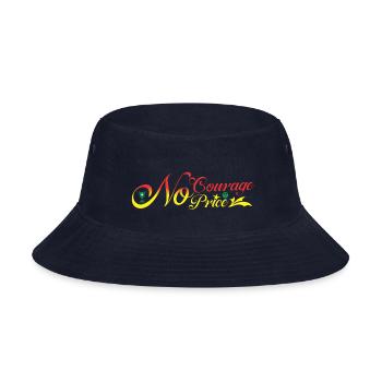 No courage, No Price -2 - Bucket Hat - navy - Front