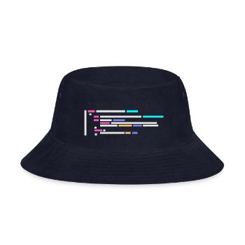 Code #1 - Bucket Hat - navy - Front