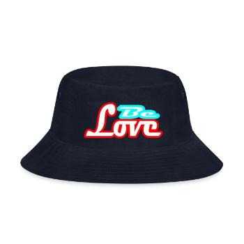 be love - Bucket Hat - navy - Front