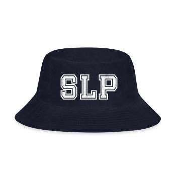 Slp Varsity Speech Language Pathology - Bucket Hat - navy - Front