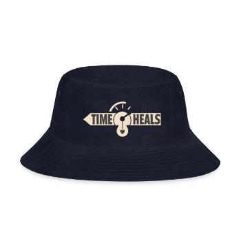 Time Heals - Bucket Hat - navy - Front