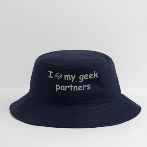 I [infinity-heart] My Geek Partners - Bucket Hat