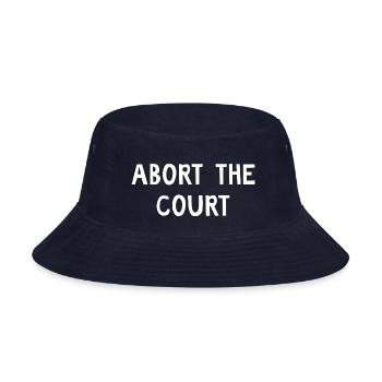 Abort the court 1 - Bucket Hat - navy - Front